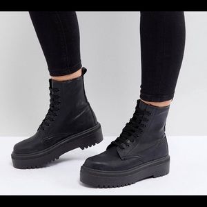ASOS Chunky Lace Up Boots